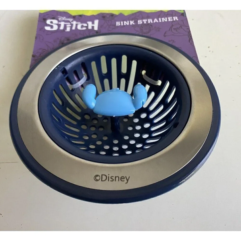 Disney Lilo And Stitch KITCHEN‎ SINK STRAINER Standard Size Drain Blue  NEW